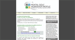 Desktop Screenshot of mentalgolfworkshop.com